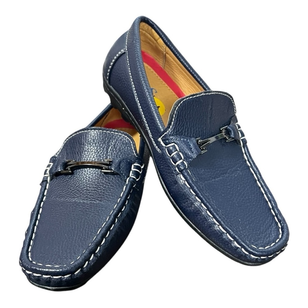 Steve Harvey Celebrity Edition Boys Blue Vegan Shoes Size 13